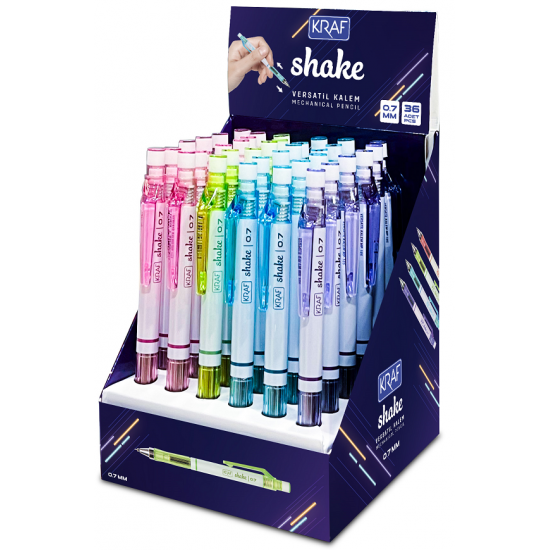 KRAF VERSATİL KALEM SHAKE 0,7 36 LI MP-105