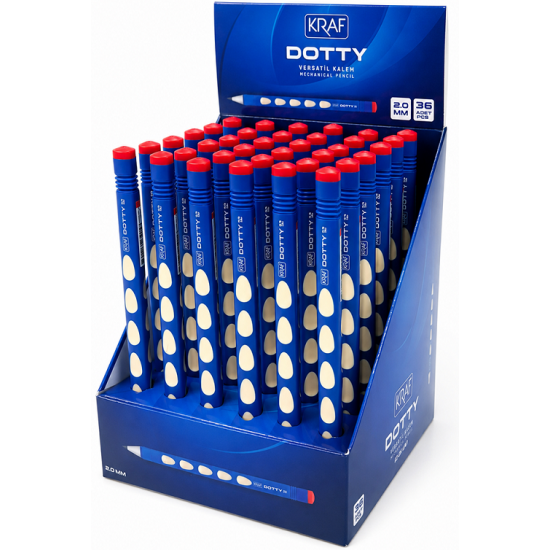 KRAF VERSATİL KALEM DOTTY 2.0 mm 36 LI MP-150