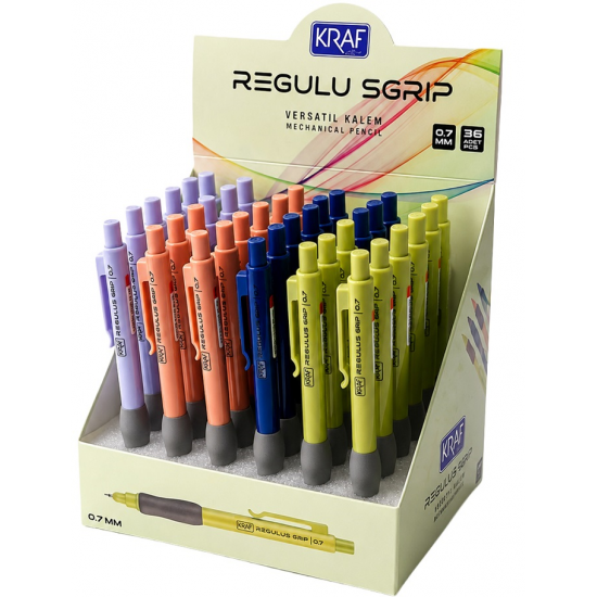 KRAF VERSATİL KALEM REGULUS GRIP 0,7 36 LI MP-155
