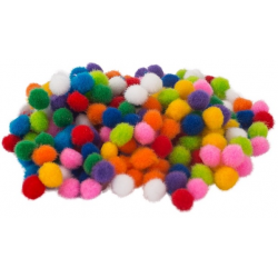 PASİF KRAF KIDS PONPON 1 CM 200 LÜ KK70