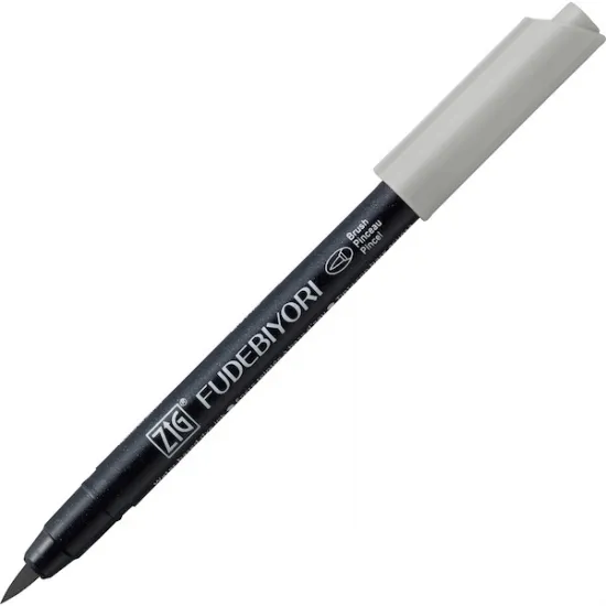 ZIG FUDEBIYORI BRUSH CBK-55N 91 LIGHT GRAY ZIG FUDEBIYORI BRUSH CBK-55N 91 LIGHT GRAY