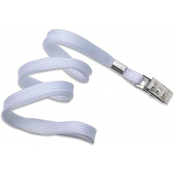 KRAF KART ASKI İPİ METAL KLİPS BEYAZ 510G