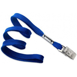 KRAF KART ASKI İPİ METAL KLİPS MAVİ 510G