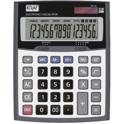 KRAF HESAP MAKİNESİ MASAÜSTÜ 16 HANE HM-165