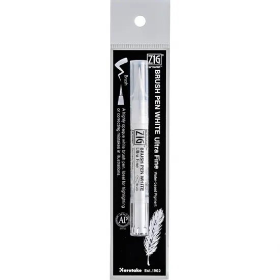 ZIG MANGAKA BRUSH PEN WHITE NO:CNBW02-S ZIG MANGAKA BRUSH PEN WHITE NO:CNBW02-S