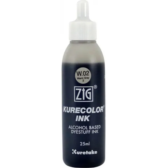 ZIG KURECOLOR MÜREKKEP KCR-25 W02 WARM GRAY 2 ZIG KURECOLOR MÜREKKEP KCR-25 W02 WARM GRAY 2