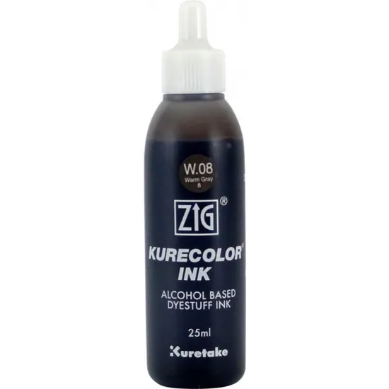 ZIG KURECOLOR MÜREKKEP KCR-25 W08 WARM GRAY 8 ZIG KURECOLOR MÜREKKEP KCR-25 W08 WARM GRAY 8