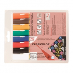 PASİF ZIG FABRICOLOR KUMAŞ KALEMİ PFC-20/8V 8 Lİ