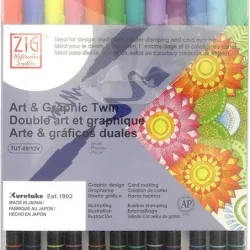 ZIG ART&GRAPHIC TWIN TUT-80/12VBR 12Lİ BRIGHT