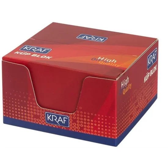 KRAF KÜP BLOK BEYAZ  8x8cm 115G
