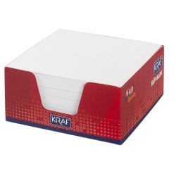 KRAF KÜP BLOK BEYAZ  9x9cm 116G