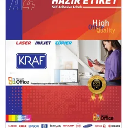 KRAF LASER ETİKET KF-2069 210 X 29,69 MM