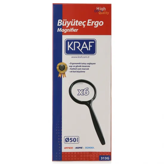 KRAF BÜYÜTEÇ ERGO 50MM 6X 313G