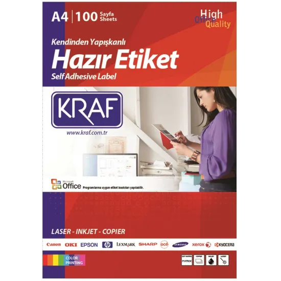 PASİF KRAF LASER ETİKET KF-2115 70 x 56 MM