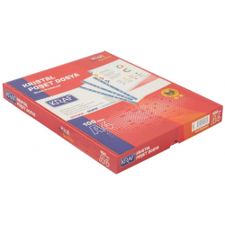KRAF POŞET DOSYA A4 KRİSTAL 100 LÜ 1001