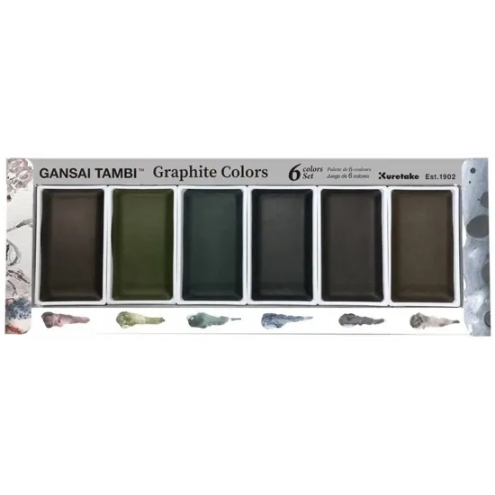 ZIG SULUBOYA GANSAI TAMBI MC20GR/6V GRAPHITE COLOR 6 RENK