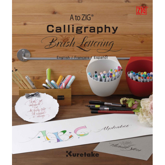 ZIG EĞİTİM KİTAPÇIĞI BRUSH LETTERING INTX500-801 ZIG EĞİTİM KİTAPÇIĞI BRUSH LETTERING INTX500-801