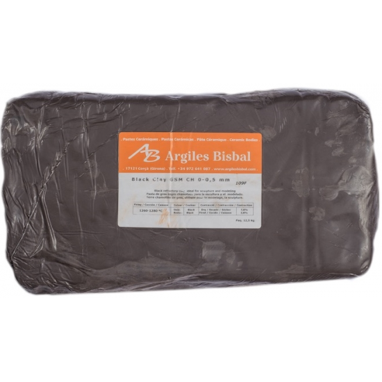 BISBAL ARGILES MODEL KİLİ 12,5 KG SİYAH 109FC13A BISBAL ARGILES MODEL KİLİ 12,5 KG SİYAH 109FC13A
