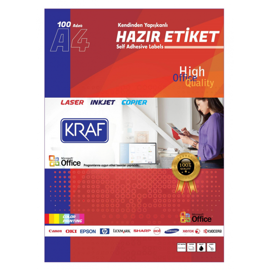KRAF LASER ETİKET KF-2027 70X32.125 MM KRAF LASER ETİKET KF-2027 70X32.125 MM